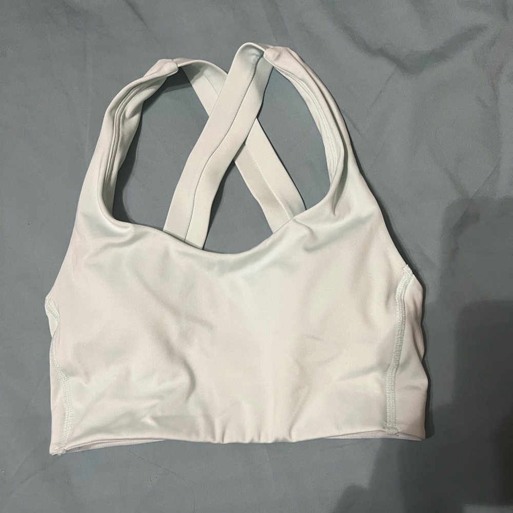 Light blue New Balance sports bra
